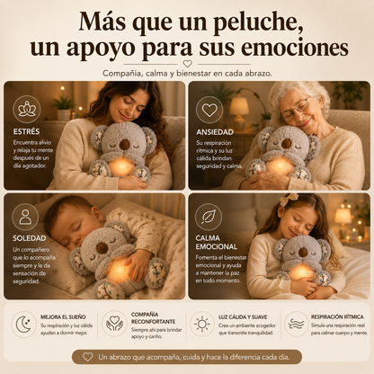 Peluche antiestrés con movimiento respiratorio™